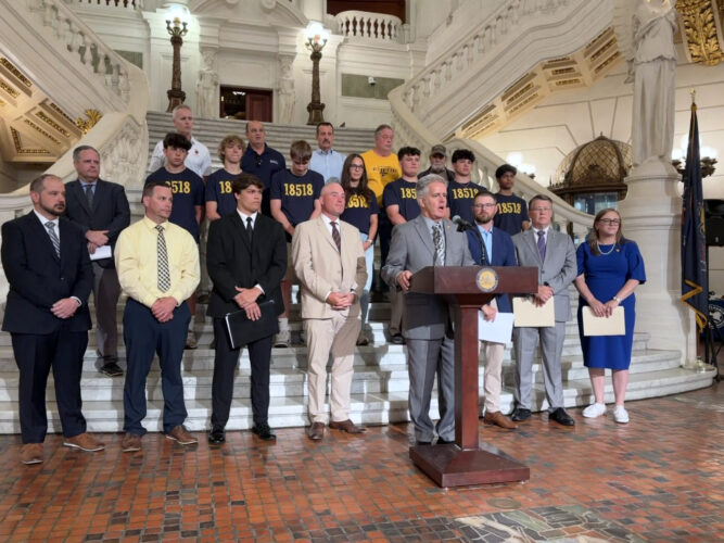 Lawmakers urge Pa. Senate to split up public, private high school school playoffs